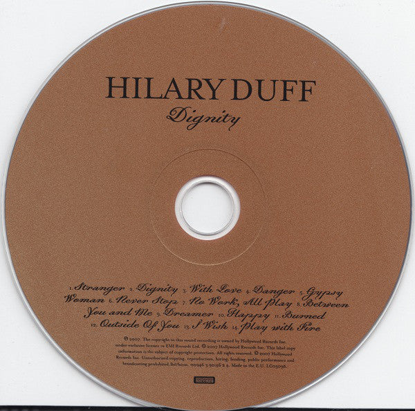 Hilary Duff - Dignity (CD, Album) - Image 3