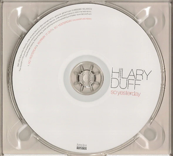 Hilary Duff - So Yesterday (CD, Single, CD2) - Image 4