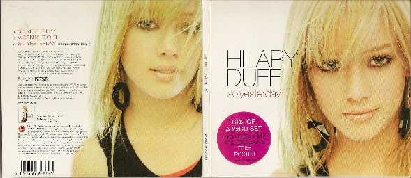 Hilary Duff - So Yesterday (CD, Single, CD2) - Image 5