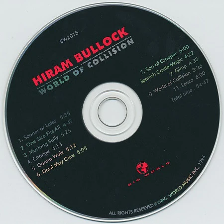 Hiram Bullock - World Of Collision (CD, Album) - Image 4