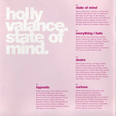 Holly Valance - State Of Mind (CD, Album) - Image 5