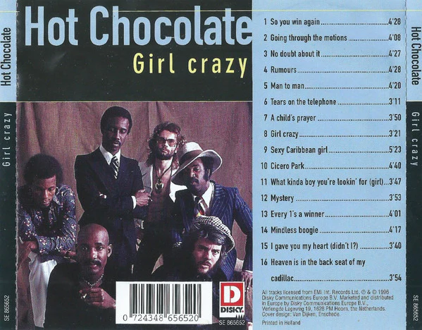 Hot Chocolate - Girl Crazy (CD, Comp, RE) - Image 2