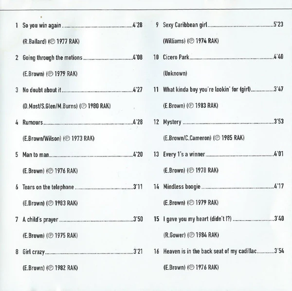 Hot Chocolate - Girl Crazy (CD, Comp, RE) - Image 5