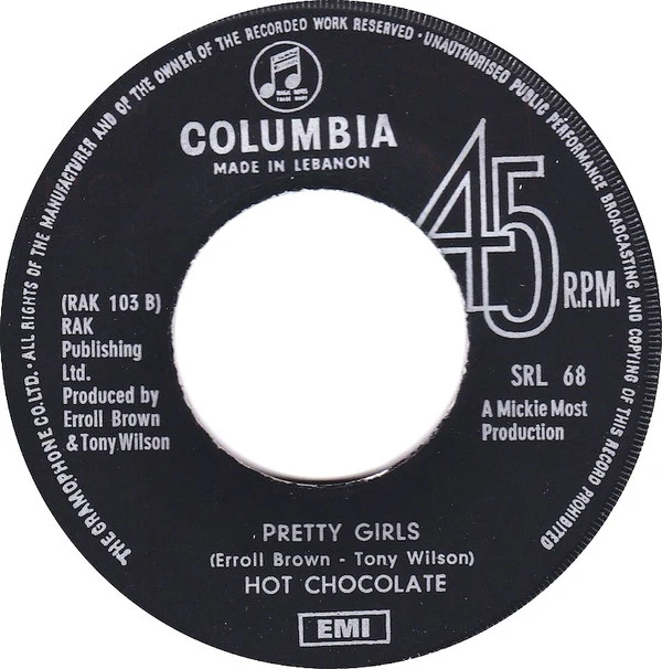 Hot Chocolate - Love Is Life (7", Single) - Image 2