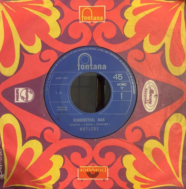 Hotlegs - Neanderthal Man (7", Single, Mono)