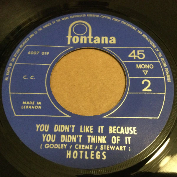 Hotlegs - Neanderthal Man (7", Single, Mono) - Image 2
