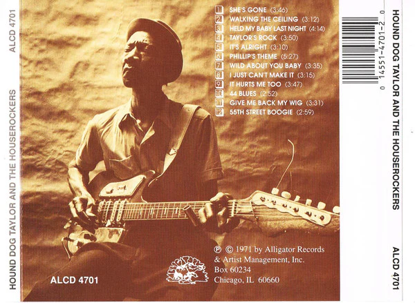 Hound Dog Taylor And The HouseRockers* - Hound Dog Taylor And The HouseRockers (CD, Album, RE) - Image 2