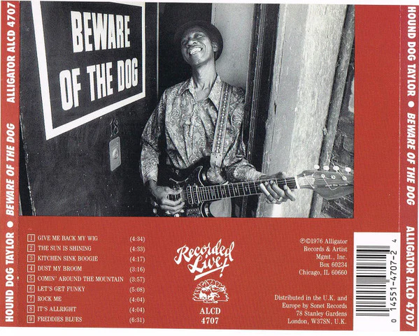 Hound Dog Taylor & The House Rockers - Beware Of The Dog! (CD, Album, RE) - Image 2