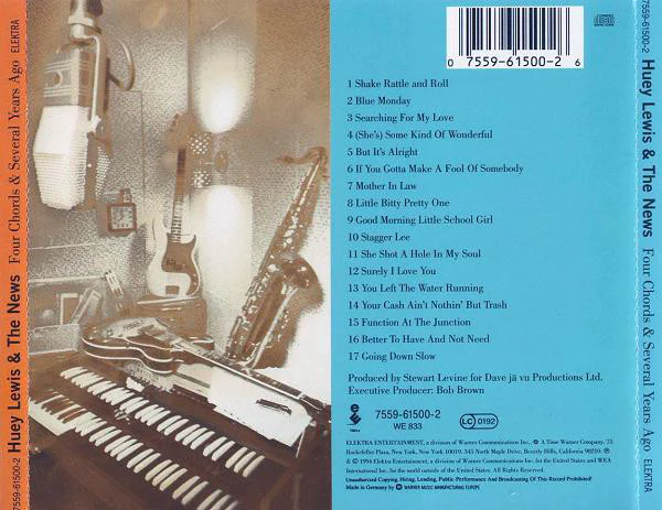Huey Lewis & The News - Four Chords & Several Years Ago (CD, Album) - Image 2