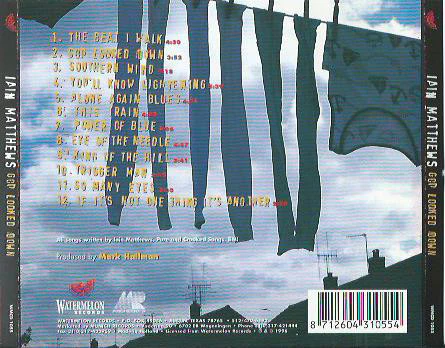 Iain Matthews - God Looked Down (CD, Album) - Image 2