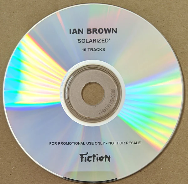 Ian Brown - Solarized (CDr, Album, Promo) - Image 3