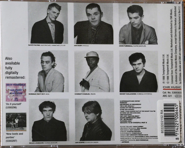 Ian Dury And The Blockheads - Laughter (CD, Album, RM) - Image 4