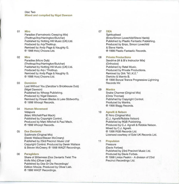 Ian Ossia And Nigel Dawson - Renaissance Presents... (Volume One) (2xCD, Comp, Mixed) - Image 5