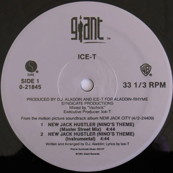 Ice-T - New Jack Hustler (Nino's Theme) (12", Maxi) - Image 3
