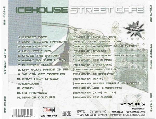 Icehouse - Street Cafe And Other Remixed Hits (CD, Comp, RE) - Image 2