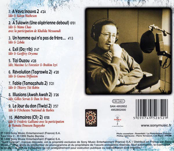 Idir - Identités (CD, Album) - Image 2
