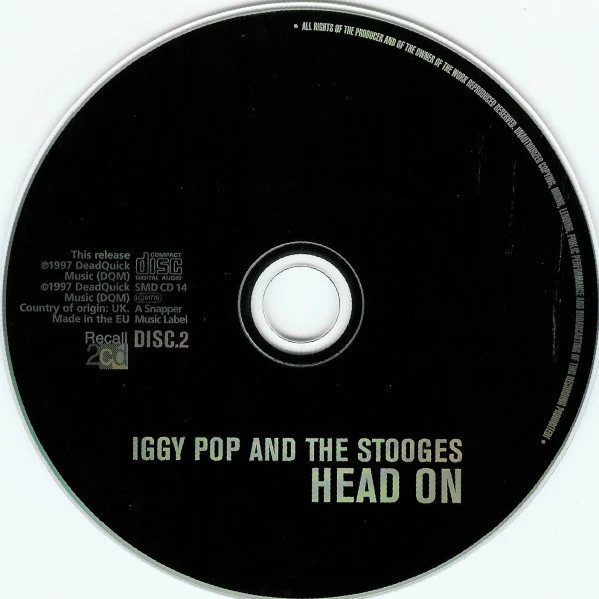 Iggy Pop And The Stooges* - Head On (2xCD, Comp) - Image 4