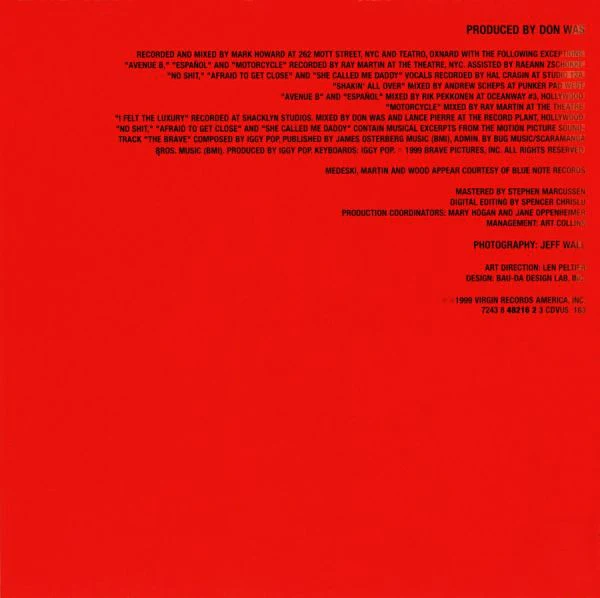 Iggy Pop - Avenue B (CD, Album) - Image 2