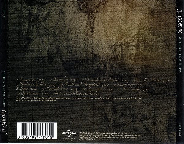 In Extremo - Mein Rasend Herz (CD, Album, Enh) - Image 2
