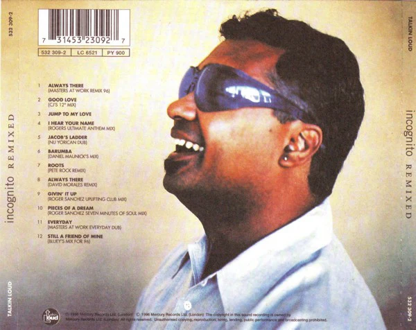 Incognito - Remixed (CD, Album) - Image 2