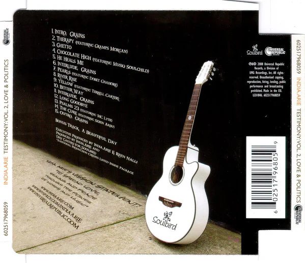 India.Arie - Testimony: Vol. 2, Love & Politics (CD, Album, Sup) - Image 2