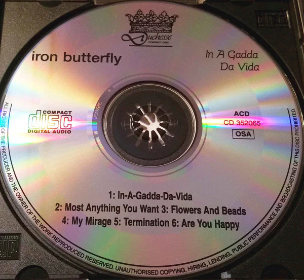 Iron Butterfly - In A Gadda Da Vida (CD, Album, RE) - Image 3