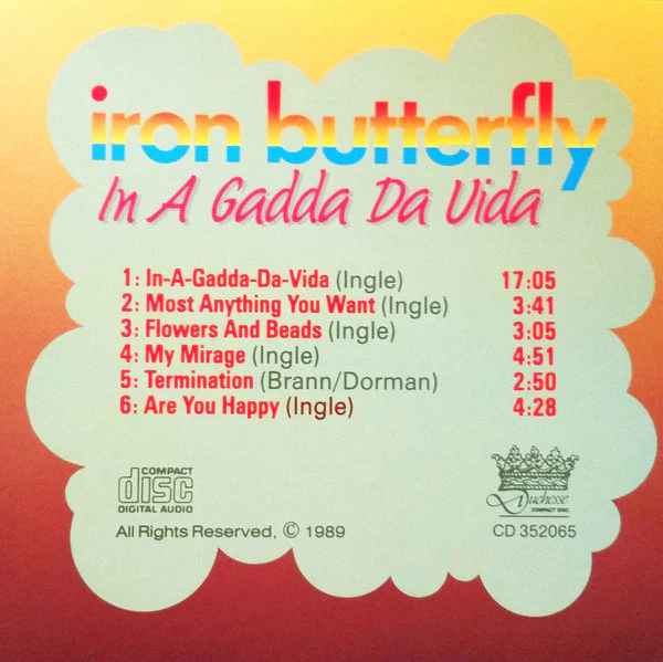 Iron Butterfly - In A Gadda Da Vida (CD, Album, RE) - Image 4