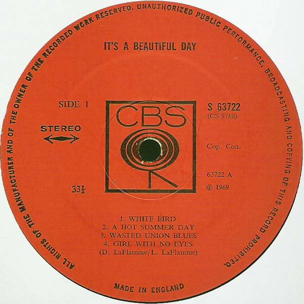 It's A Beautiful Day - It's A Beautiful Day (LP, Album, Gat) - Image 5