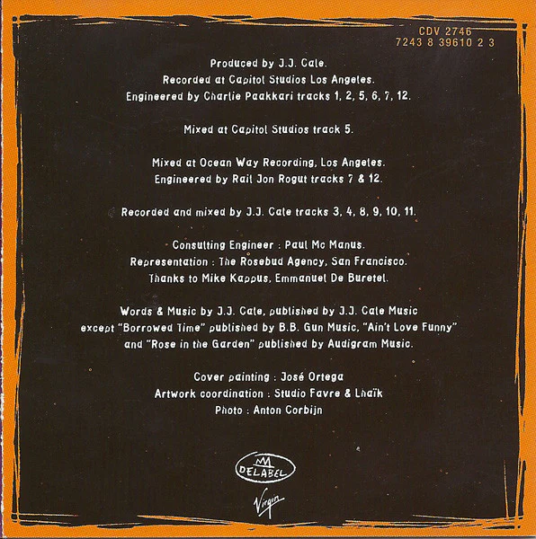J.J. Cale - Closer To You (CD, Album) - Image 2