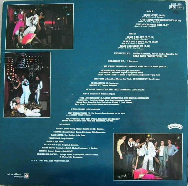 J.R. Funk And The Love Machine* - Good Lovin' (LP, Album) - Image 2