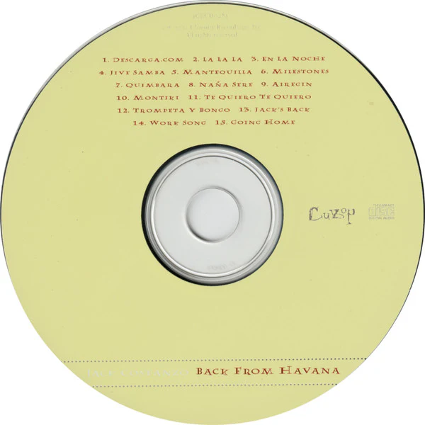 Jack Costanzo - Back From Havana (CD, Album) - Image 3