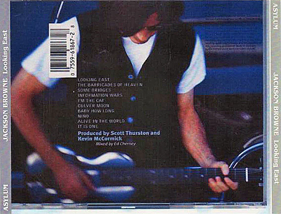 Jackson Browne - Looking East (CD, Album) - Image 2