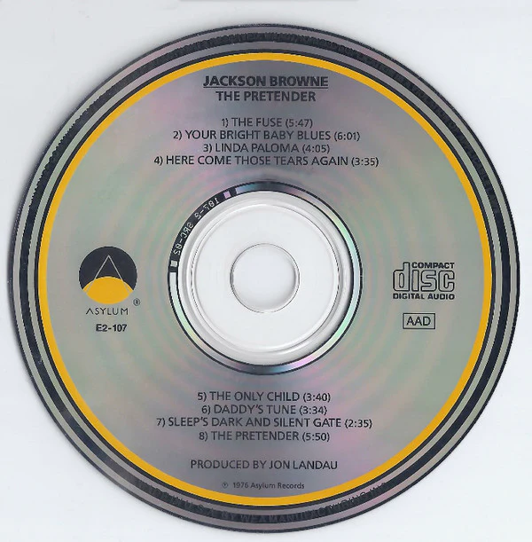 Jackson Browne - The Pretender (CD, Album, Club, RE) - Image 3