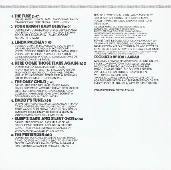 Jackson Browne - The Pretender (CD, Album, Club, RE) - Image 4