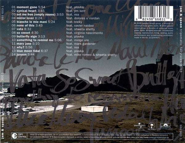 Jam & Spoon - Tripomatic Fairytales 3003 (CD, Album, Copy Prot.) - Image 2