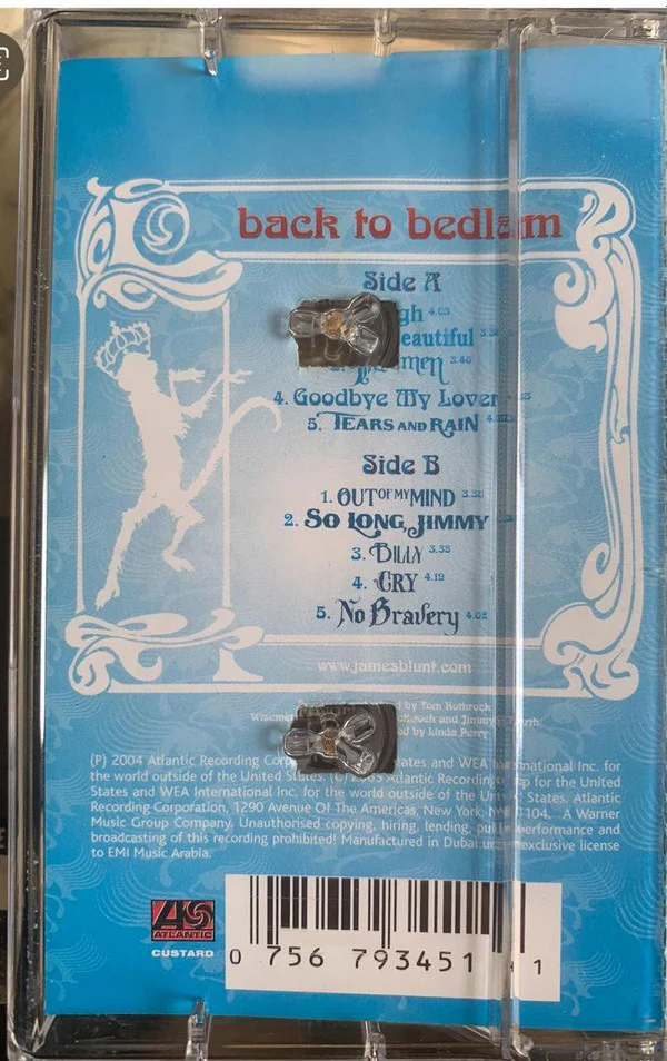 James Blunt - Back To Bedlam (Cass, Album) - Image 2
