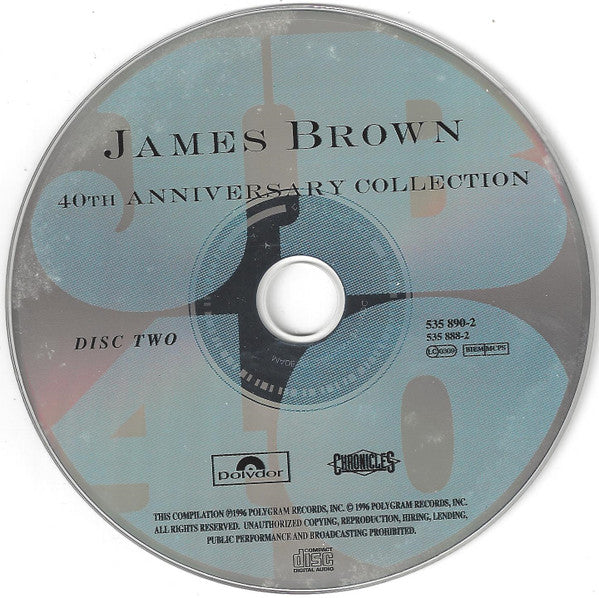 James Brown - 40th Anniversary Collection (2xCD, Comp) - Image 4