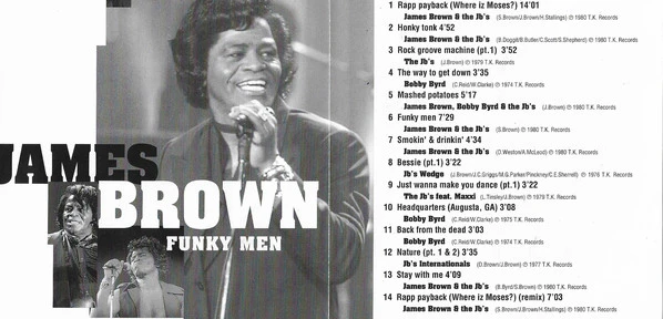 James Brown Featuring Bobby Byrd, The Jb's* - Funky Men (CD, Comp) - Image 3