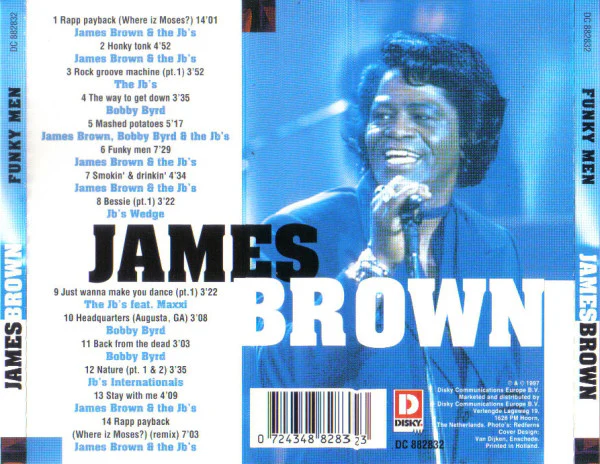 James Brown Featuring Bobby Byrd, The Jb's* - Funky Men (CD, Comp) - Image 5