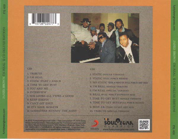 James Brown - I'm Real (2xCD, Album, Dlx, RE, RM) - Image 2