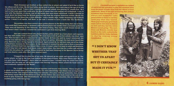 James Gang - The Best Of James Gang (2xCD, Comp, RM) - Image 3