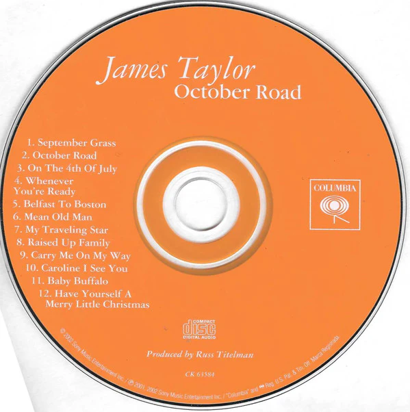 James Taylor (2) - October Road (CD, Album) - Image 3