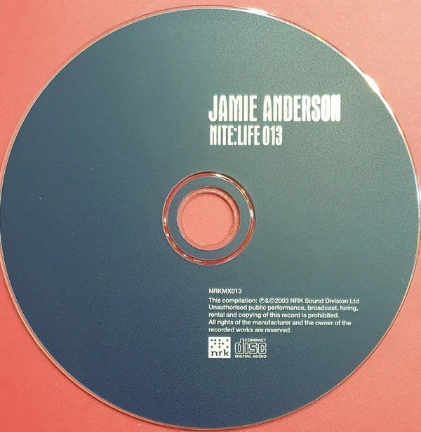 Jamie Anderson - Nite:Life 013 (CD, Comp, Mixed) - Image 3