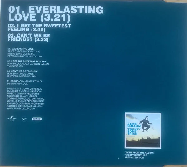 Jamie Cullum - Everlasting Love (CD, Maxi) - Image 3