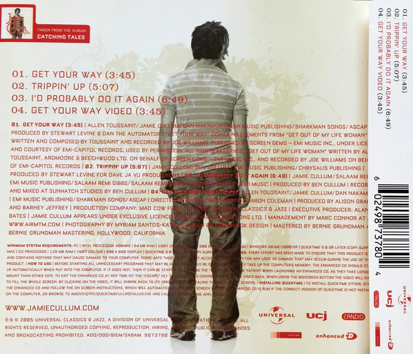 Jamie Cullum - Get Your Way (CD, Single, Enh) - Image 2