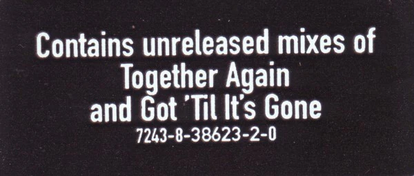 Janet* - Together Again (CD, Single) - Image 5