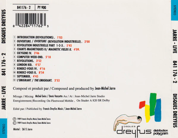 Jarre* - Live (CD, Album) - Image 2
