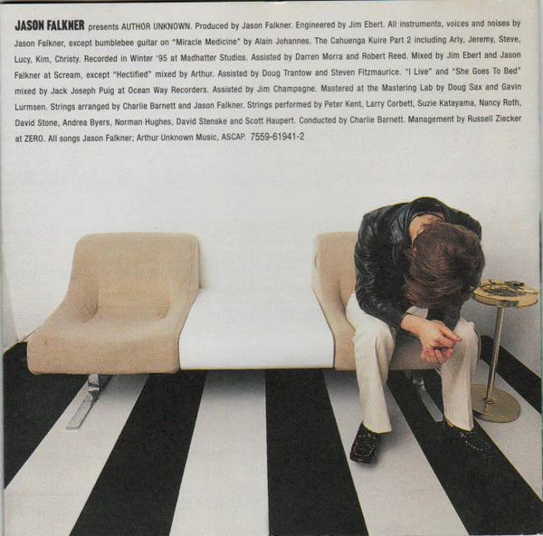 Jason Falkner - Presents Author Unknown (CD, Album) - Image 4