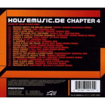 Jean Claude Ades* - Housemusic.de Chapter 4 (CD, Comp, Mixed) - Image 2