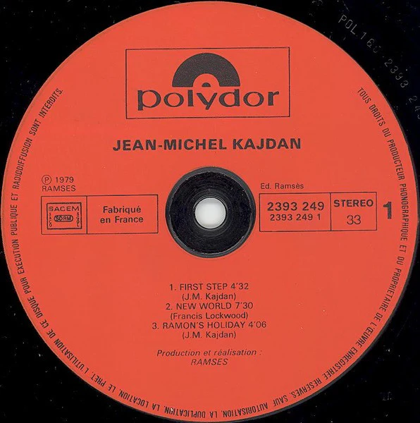 Jean-Michel Kajdan - First Step (LP, Album) - Image 2